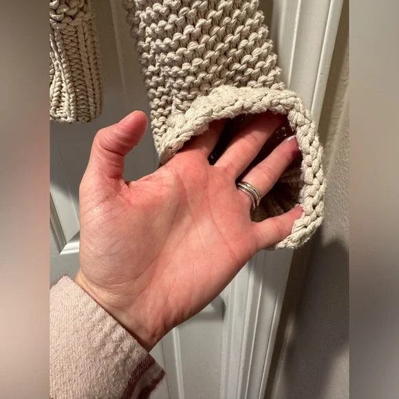 Free People Cozy Cream Turtleneck Sweater - Picture 3 of 7